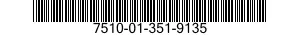 7510-01-351-9135 TAB,SIGNAL 7510013519135 013519135