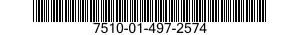 7510-01-497-2574 TAPE,IDENTIFICATION 7510014972574 014972574