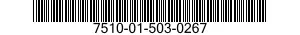 7510-01-503-0267  7510015030267 015030267