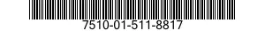 7510-01-511-8817 RIBBON,INKING 7510015118817 015118817
