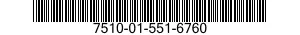 7510-01-551-6760 TAPE,IDENTIFICATION 7510015516760 015516760