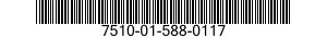 7510-01-588-0117  7510015880117 015880117