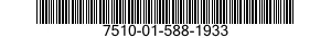 7510-01-588-1933 TAPE,IDENTIFICATION 7510015881933 015881933