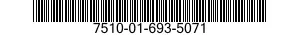 7510-01-693-5071 CALENDAR,WALL 7510016935071 016935071