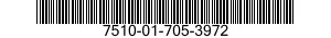 7510-01-705-3972 TAPE,PRESSURE SENSITIVE ADHESIVE 7510017053972 017053972