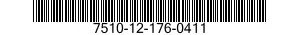 7510-12-176-0411 TAPE,IDENTIFICATION 7510121760411 121760411