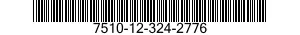 7510-12-324-2776 TAPE,PRESSURE SENSITIVE ADHESIVE 7510123242776 123242776