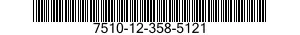 7510-12-358-5121 INK,CARTRIDGE 7510123585121 123585121