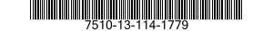 7510-13-114-1779 INK,LITHOGRAPHIC OFFSET,ROLLING UP BLACK 7510131141779 131141779