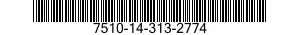 7510-14-313-2774  7510143132774 143132774