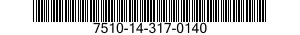 7510-14-317-0140 PROTECTOR,DOCUMENT 7510143170140 143170140
