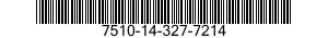 7510-14-327-7214  7510143277214 143277214