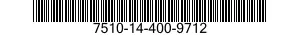 7510-14-400-9712 TAPE,PRESSURE SENSITIVE ADHESIVE 7510144009712 144009712