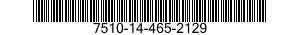 7510-14-465-2129 TAPE,PRESSURE SENSITIVE ADHESIVE 7510144652129 144652129