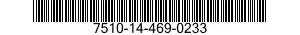 7510-14-469-0233 TAPE,PRESSURE SENSITIVE ADHESIVE 7510144690233 144690233