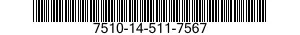 7510-14-511-7567 TAPE,EMBOSSING 7510145117567 145117567