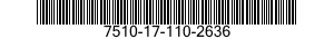 7510-17-110-2636 TAPE,IDENTIFICATION 7510171102636 171102636