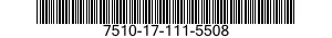 7510-17-111-5508 RIBBON,INKING 7510171115508 171115508