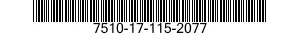 7510-17-115-2077 CARTRIDGE,TONER 7510171152077 171152077