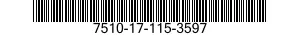 7510-17-115-3597 RIBBON,INKING 7510171153597 171153597