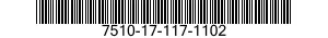 7510-17-117-1102 RING,LOOSE-LEAF BINDER 7510171171102 171171102