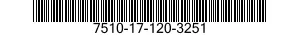 7510-17-120-3251 TAPE,PRESSURE SENSITIVE ADHESIVE 7510171203251 171203251