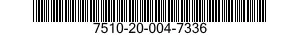 7510-20-004-7336 FINGERPRINT POWDER 7510200047336 200047336