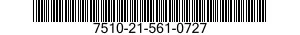 7510-21-561-0727  7510215610727 215610727