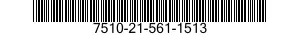 7510-21-561-1513 TAB SET,INDEX 7510215611513 215611513