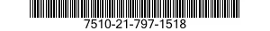 7510-21-797-1518 CLAY,MODELING 7510217971518 217971518