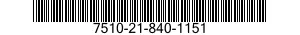 7510-21-840-1151  7510218401151 218401151
