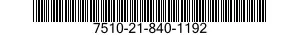 7510-21-840-1192  7510218401192 218401192