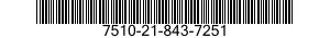 7510-21-843-7251 BINDING ELEMENT,PLASTIC 7510218437251 218437251