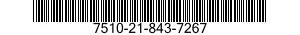 7510-21-843-7267 RIBBON,TYPEWRITER 7510218437267 218437267