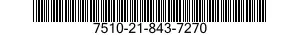 7510-21-843-7270 TAPE,PRESSURE SENSITIVE ADHESIVE 7510218437270 218437270