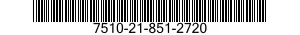 7510-21-851-2720 TAPE,EMBOSSING 7510218512720 218512720