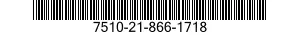 7510-21-866-1718 TAPE,PRESSURE SENSITIVE ADHESIVE 7510218661718 218661718