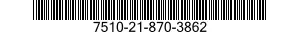 7510-21-870-3862 TAPE,PRESSURE SENSITIVE ADHESIVE 7510218703862 218703862