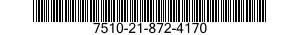 7510-21-872-4170 BINDER,LOOSE-LEAF 7510218724170 218724170