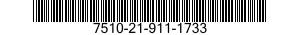 7510-21-911-1733 TAPE,EMBOSSING 7510219111733 219111733