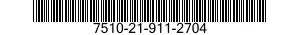 7510-21-911-2704 TAPE,PRESSURE SENSITIVE ADHESIVE 7510219112704 219112704