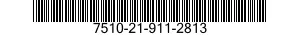 7510-21-911-2813 TAPE,PRESSURE SENSITIVE ADHESIVE 7510219112813 219112813