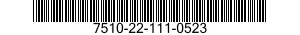7510-22-111-0523 TAPE,EMBOSSING 7510221110523 221110523
