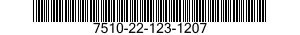 7510-22-123-1207 RIBBON,PRINTER,AUTOMATIC DATA PROCESSING 7510221231207 221231207