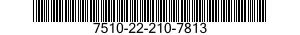 7510-22-210-7813 TAPE,EMBOSSING 7510222107813 222107813