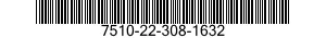 7510-22-308-1632 RIBBON,PRINTER,AUTOMATIC DATA PROCESSING 7510223081632 223081632