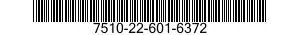 7510-22-601-6372 TAPE,EMBOSSING 7510226016372 226016372