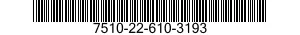 7510-22-610-3193 CLIP,PAPER 7510226103193 226103193