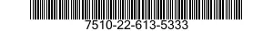7510-22-613-5333 INKING PAD,RUBBER STAMP 7510226135333 226135333