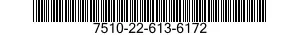 7510-22-613-6172 TAPE,EMBOSSING 7510226136172 226136172